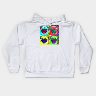 Pug Pop Art Design Kids Hoodie